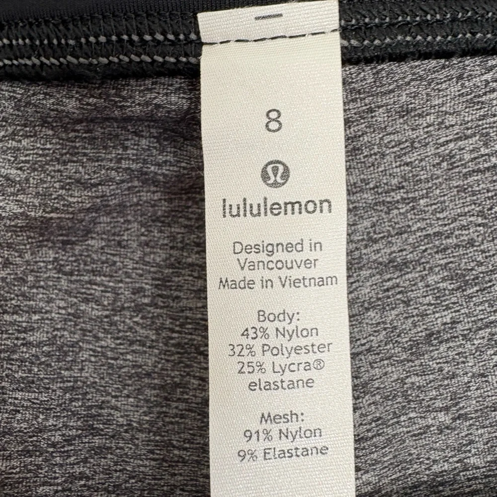 Lululemon Pace Rival Crop Leggings
Size 8 Heathered Grey in EUC athleisure - Picture 3 of 15